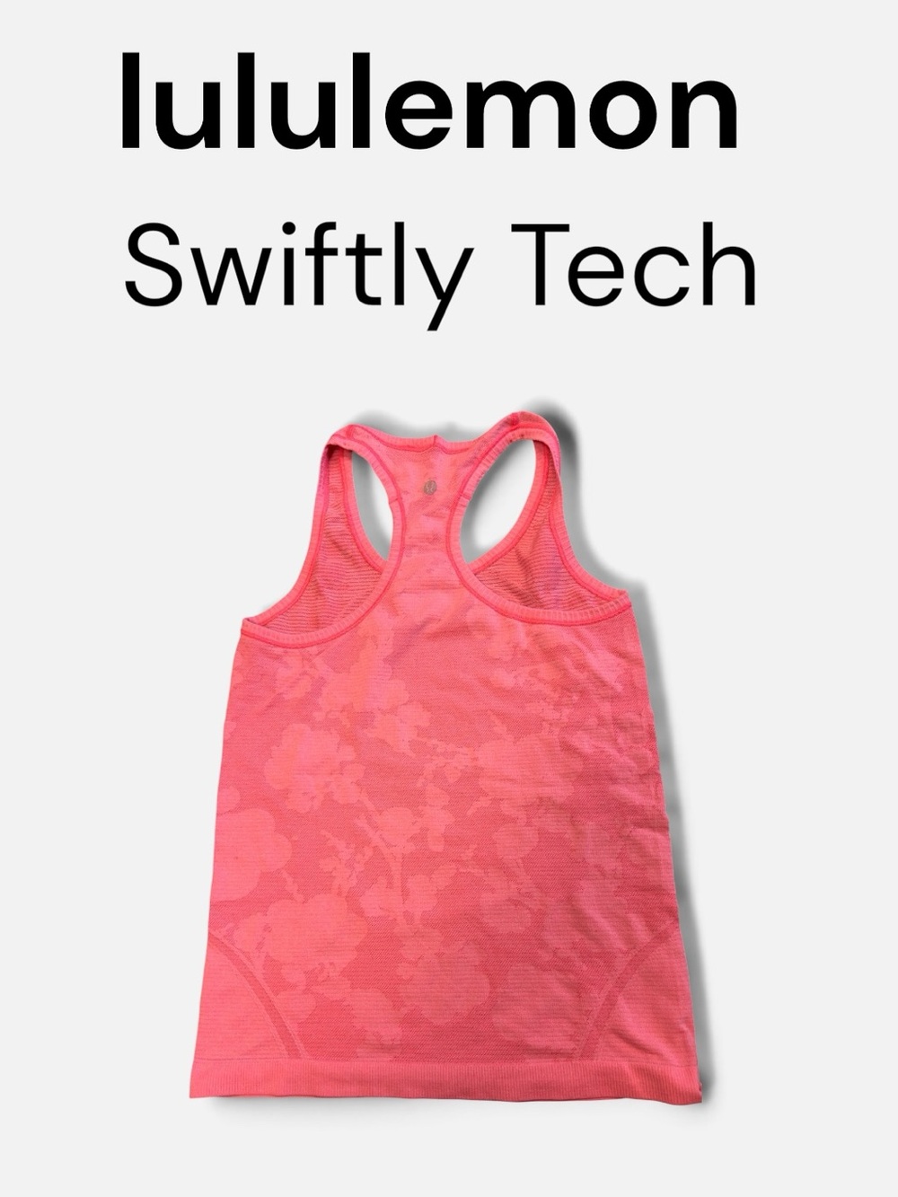 lululemon athletica Swiftly Tech Pink Seamless Racerback Tank Top Size Med